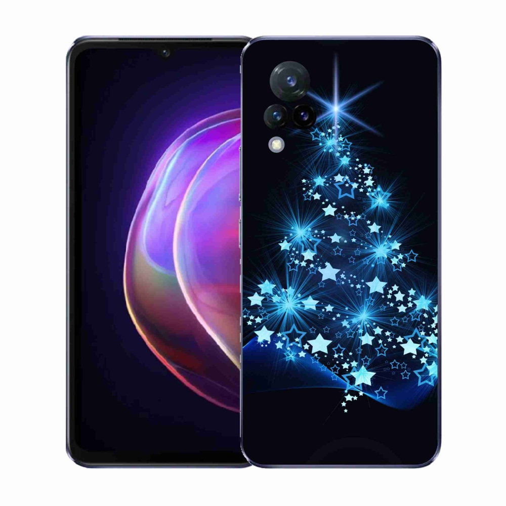 Gél borítás mmCase a Vivo V21 4G/5G-hez - karácsonyfa