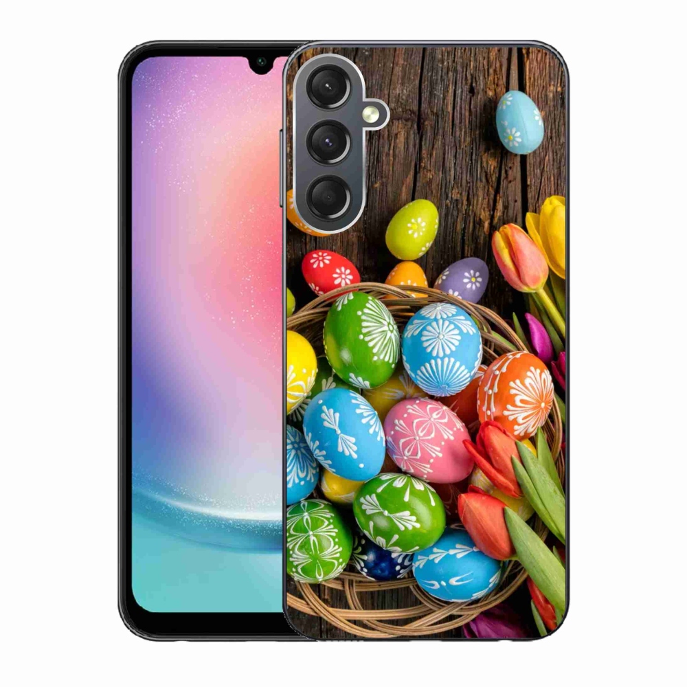 Zselés borítás mmCase Samsung Galaxy A24 készülékhez - Húsvéti tojás