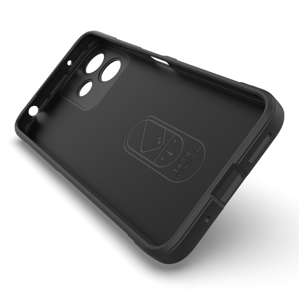 Rugg tartós zselés tok Xiaomi Redmi 12 5G - fekete