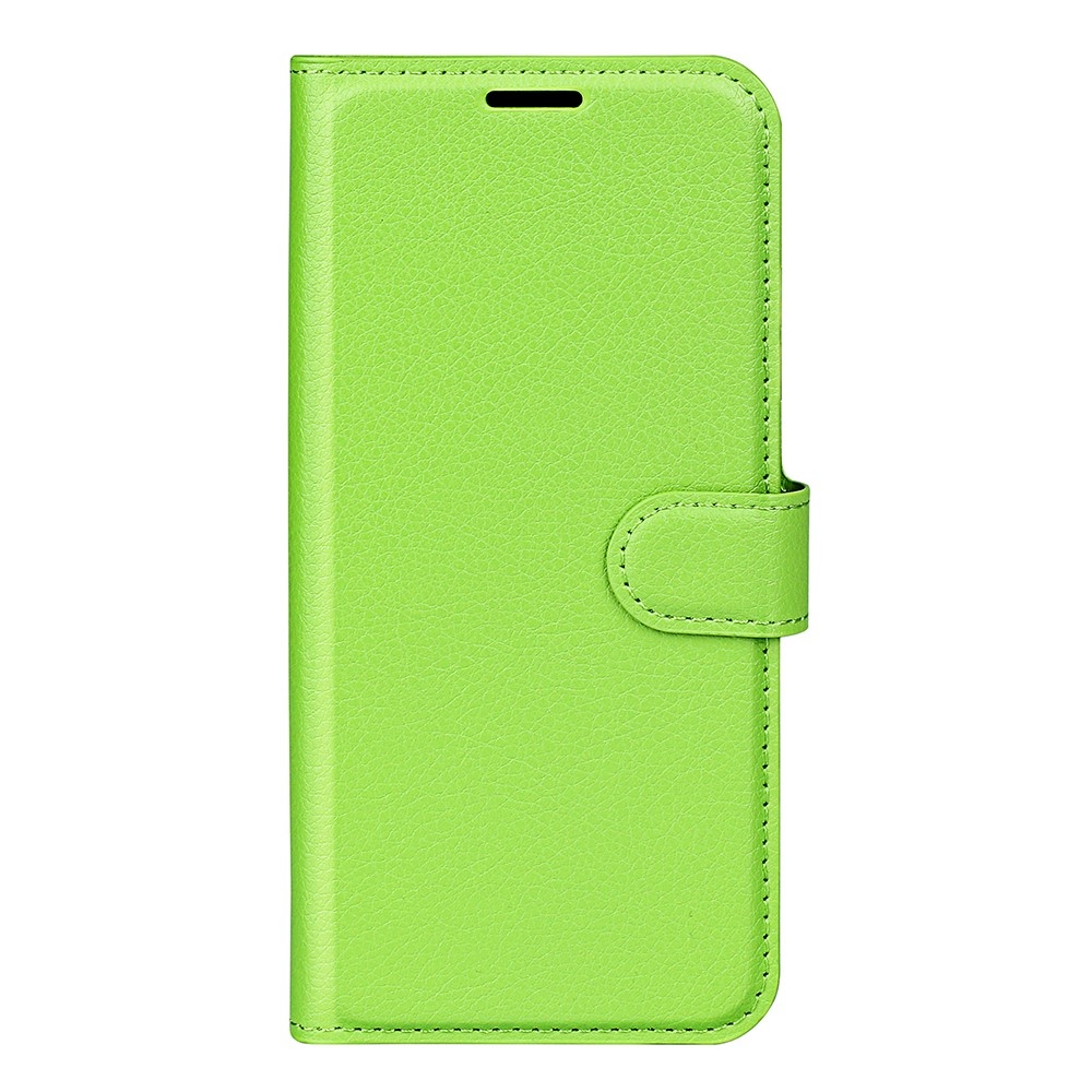 Litchi könyv tok Xiaomi Redmi Note 14S-hez - zöld