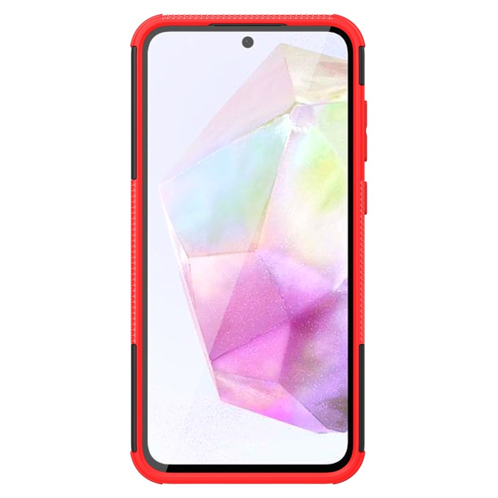 Rúgásálló borítás Samsung Galaxy A35 5G készülékhez - piros