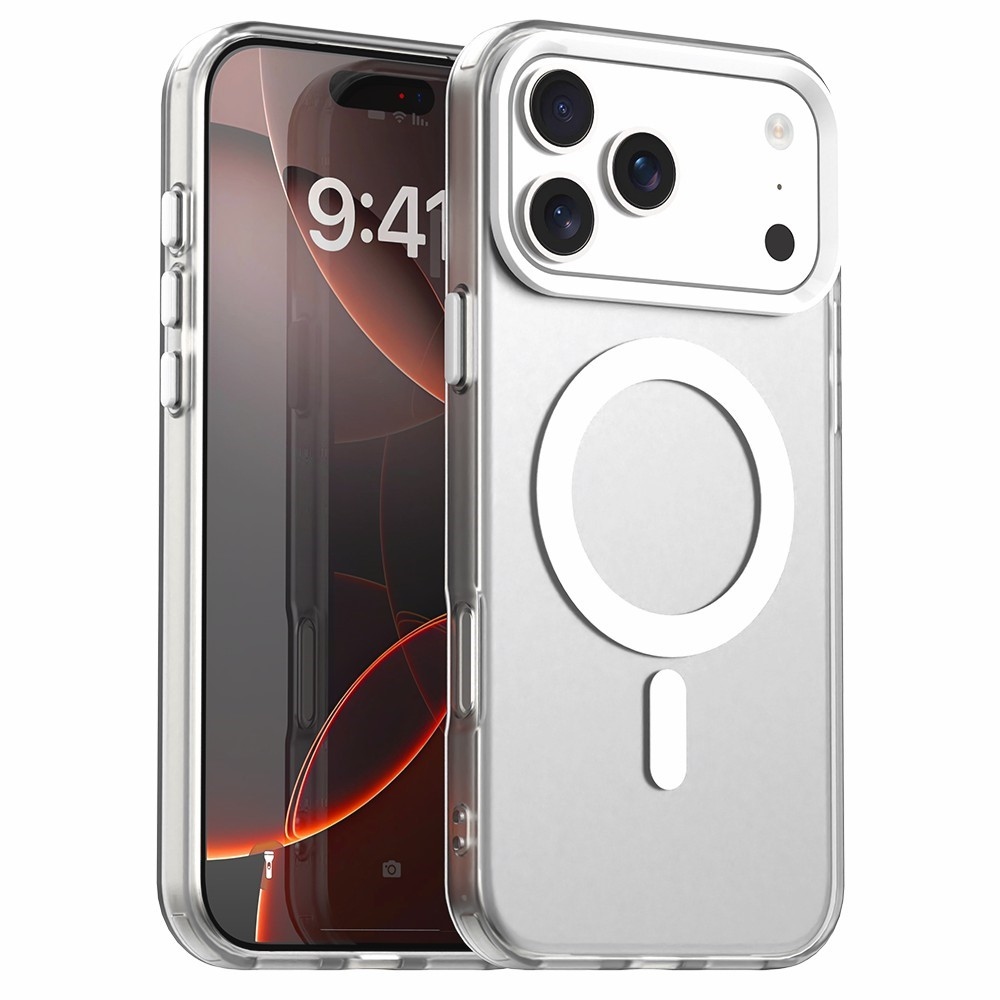Candy zselés tok MagSafe-val iPhone 17 Pro készülékhez - fehér