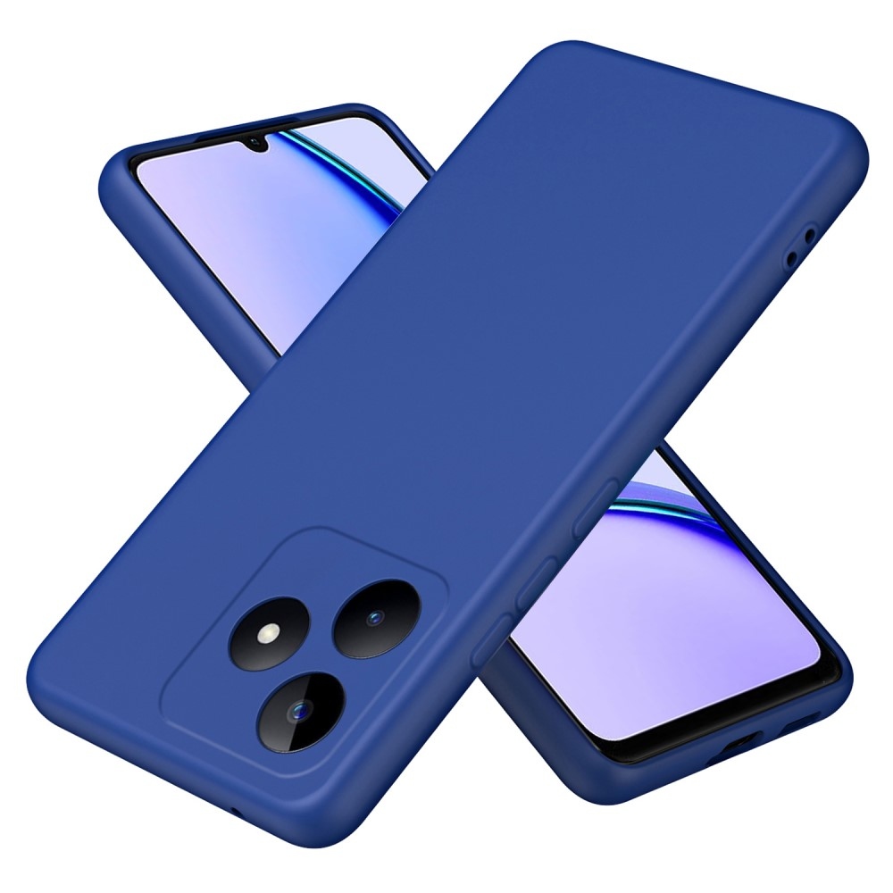 Matt gél mobil tok Realme C51/C53 - kék