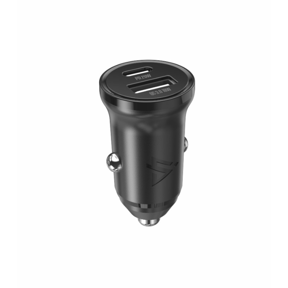 iPEAX autós töltő CL-04, PD, 30 W, 1x USB-C és 1x USB-A - fekete
