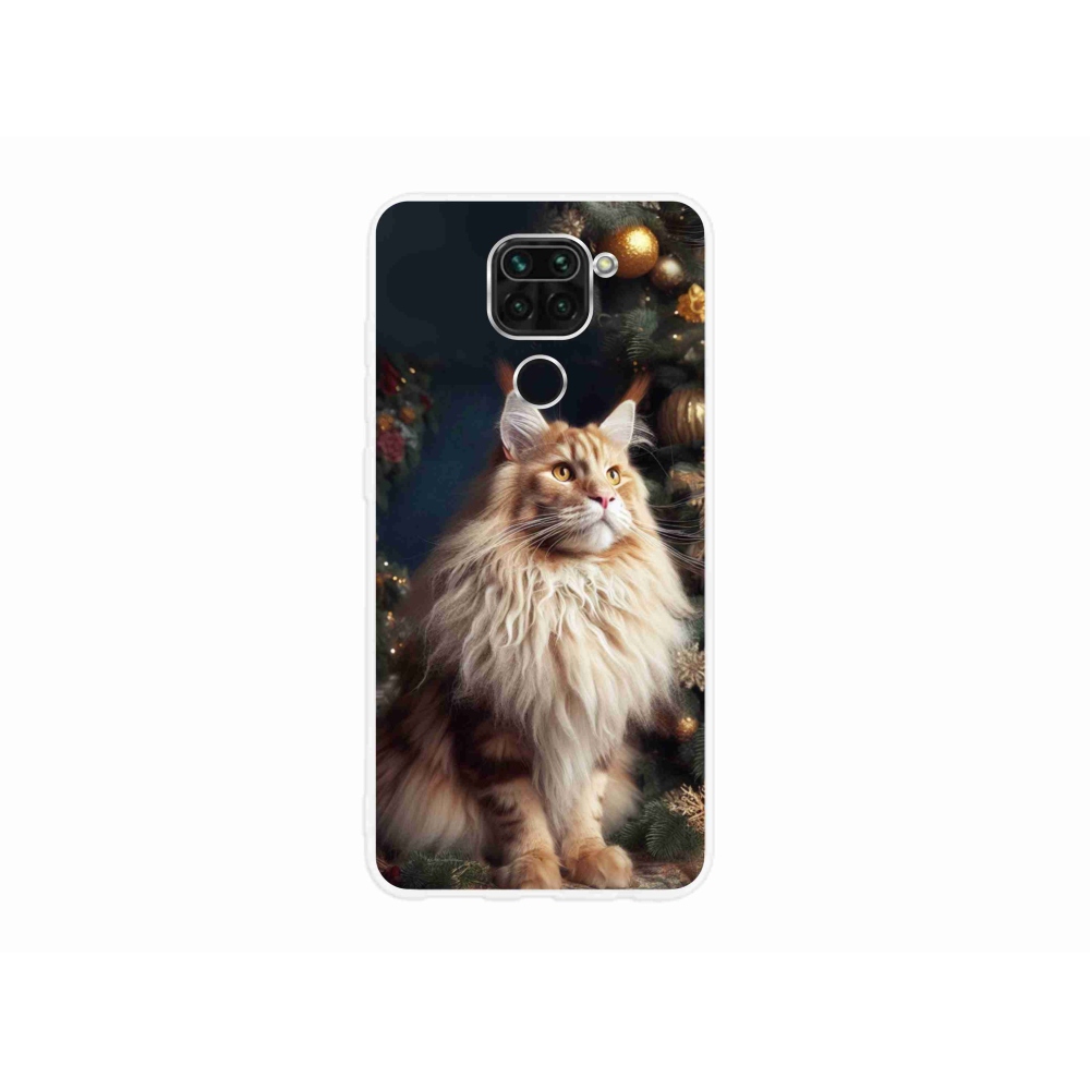 Gél borítás mmCase a Xiaomi Redmi Note 9-hez - macska a fánál