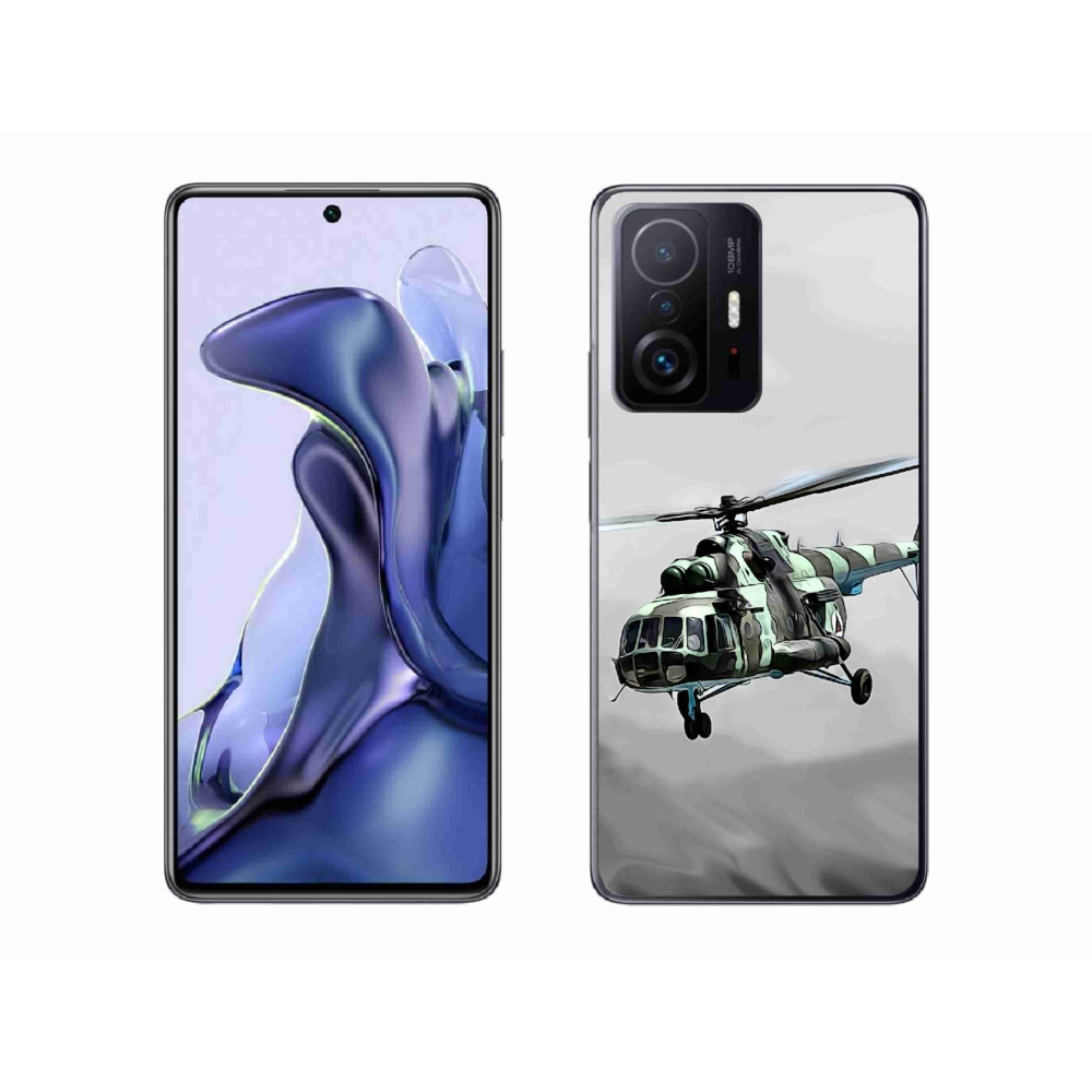 Gél borítás mmCase a Xiaomi 11T számára - katonai helikopter
