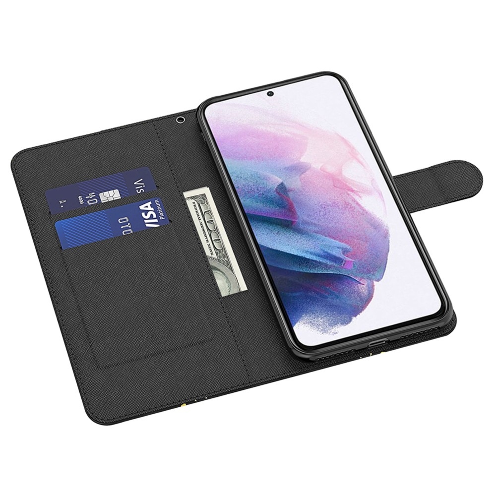 Nyomtatott könyv tok Samsung Galaxy A15 4G/5G készülékhez - panda bambuszon