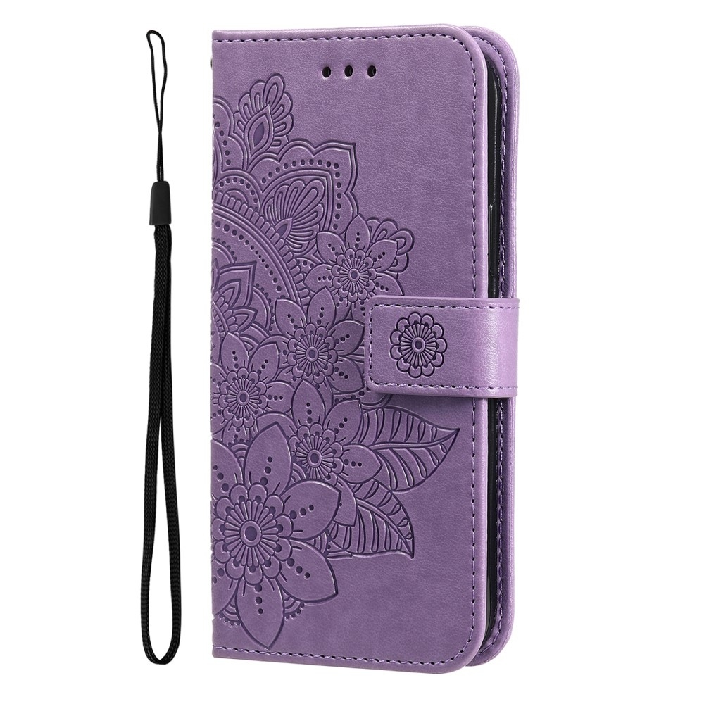 Mandala könyvtáska Samsung Galaxy A36 5G - lila
