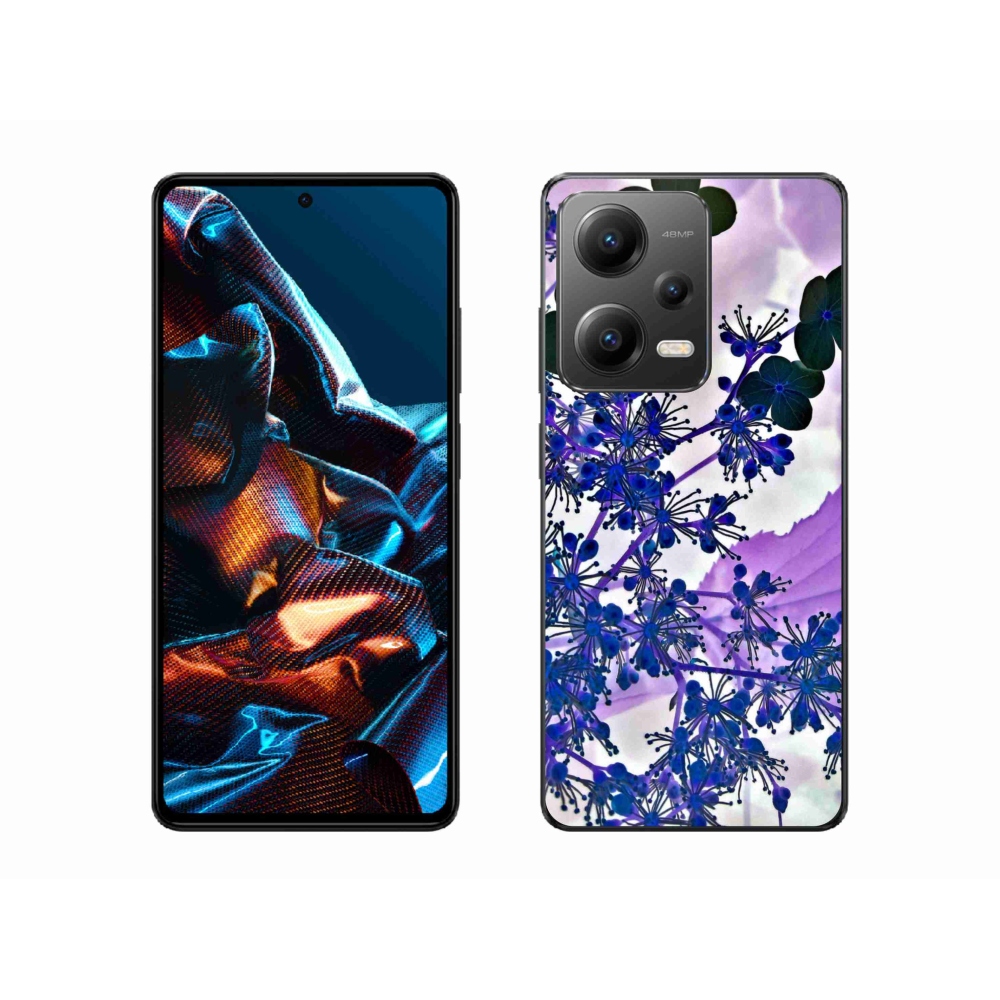 Gél borítás mmCase a Xiaomi Redmi Note 12 Pro 5G-hez - hortenzia virág