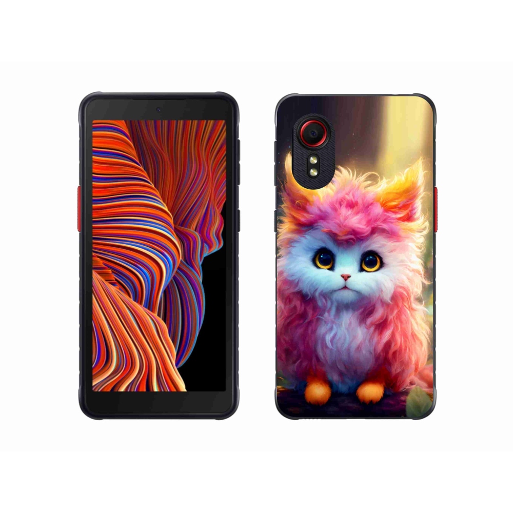 Gél borítás mmCase Samsung Galaxy Xcover 5 - aranyos cica 5