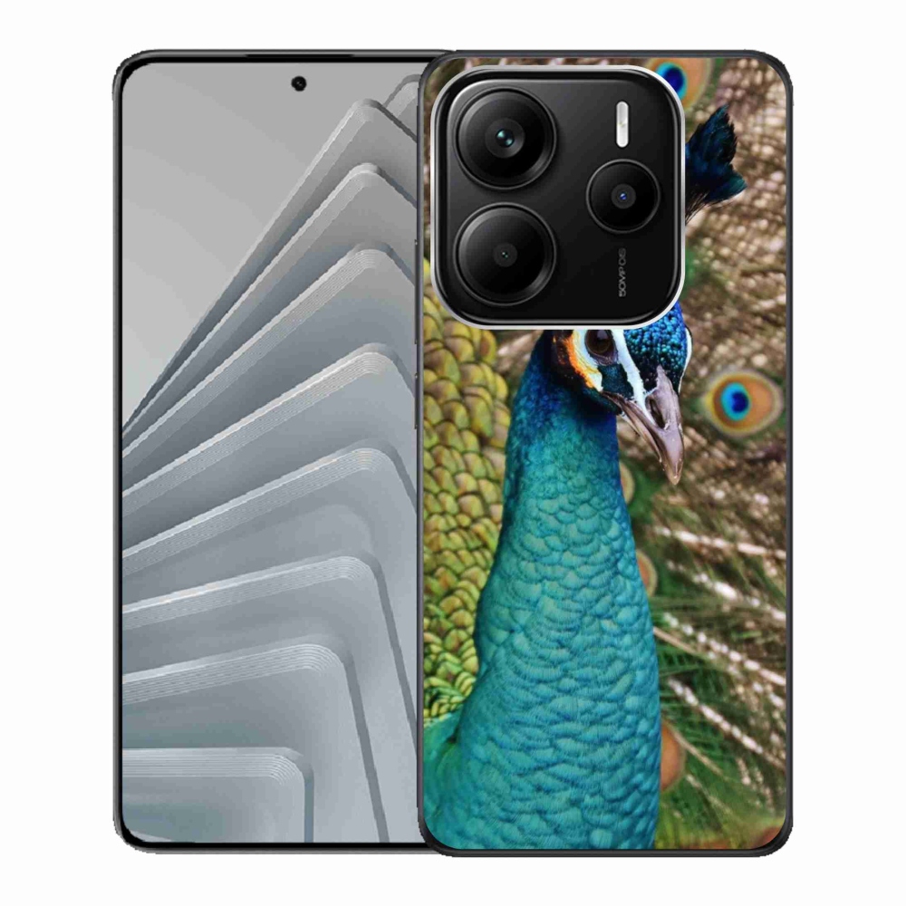 Gél borítás mmCase a Xiaomi Redmi Note 14 5G számára - páva