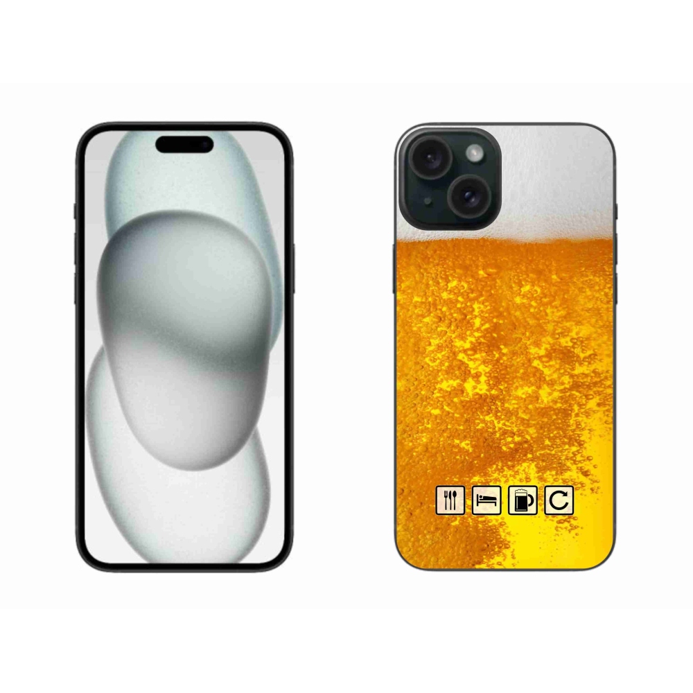 Gél borítás mmCase iPhone 15 Plus készülékhez - sör motívum 3