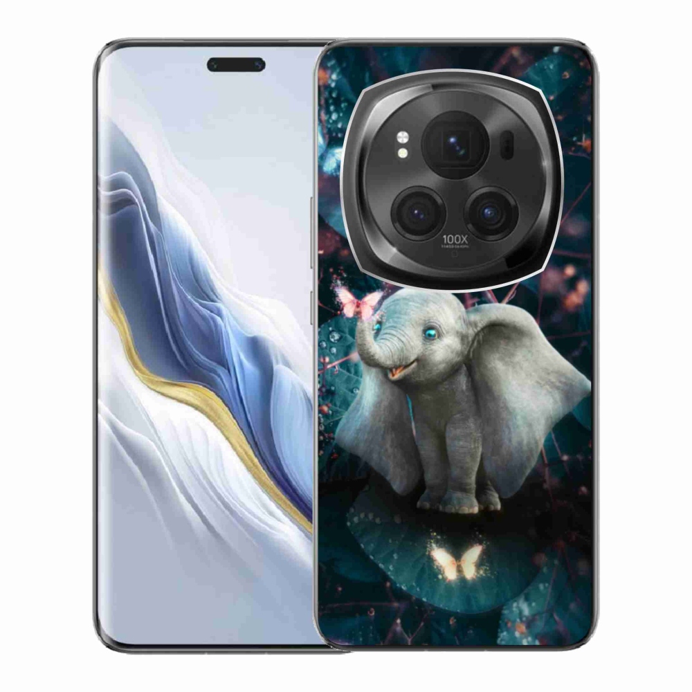 Gél borítás mmCase a Honor Magic 6 Pro 5G készülékhez - aranyos elefánt