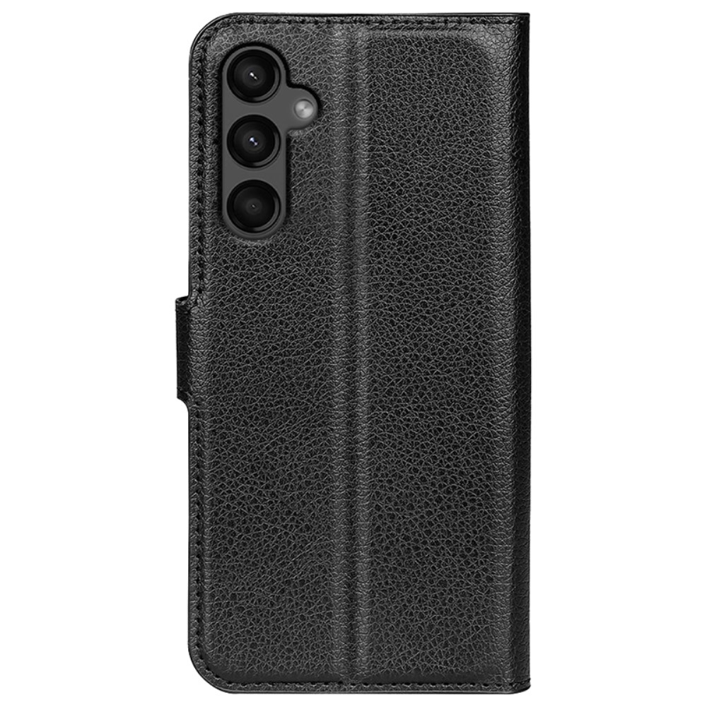 Litchi book tok Samsung Galaxy A15 4G/5G készülékhez - fekete