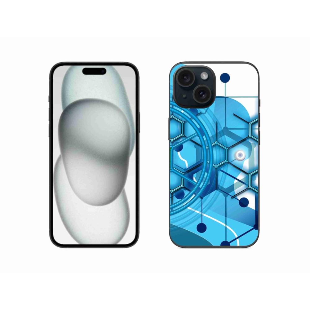 Zselés borítás mmCase iPhone 15 készülékhez - absztrakt minta 2