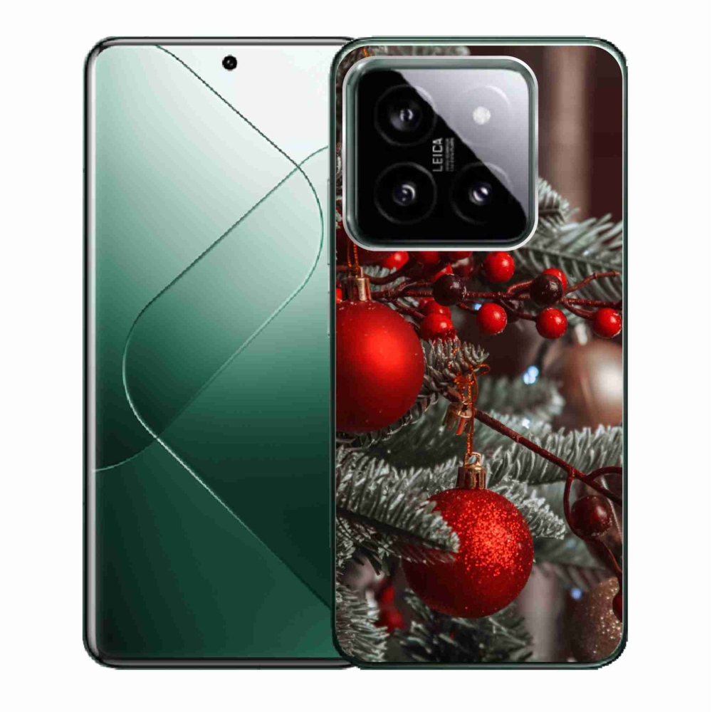 Gél borító mmCase a Xiaomi 14 - karácsonyi dekorációk 2