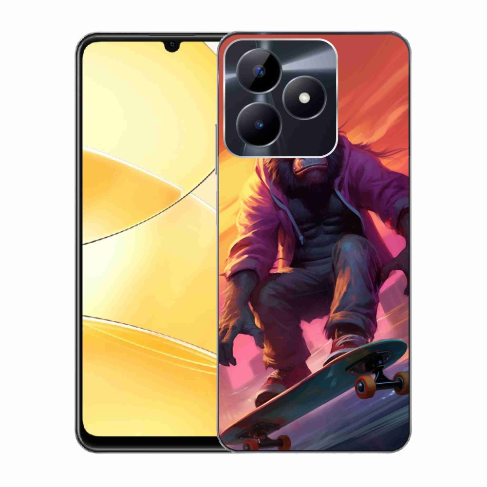 Gél borítás mmCase a Realme C51/C53 készülékhez - gorilla gördeszkán