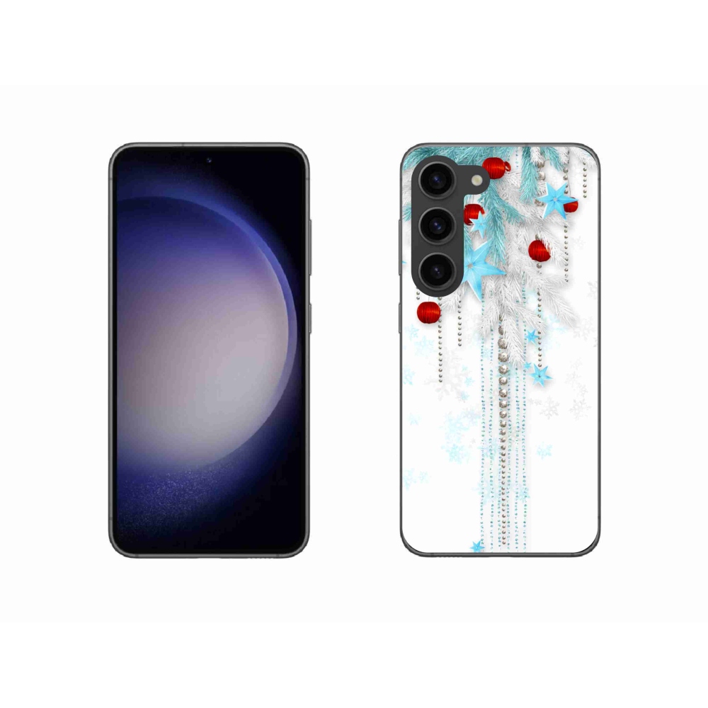 Gél borítás mmCase Samsung Galaxy S23 5G - karácsonyi dekorációk