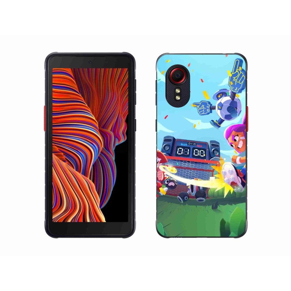 Gél borítás mmCase Samsung Galaxy Xcover 5 - verekedés csillagok 1