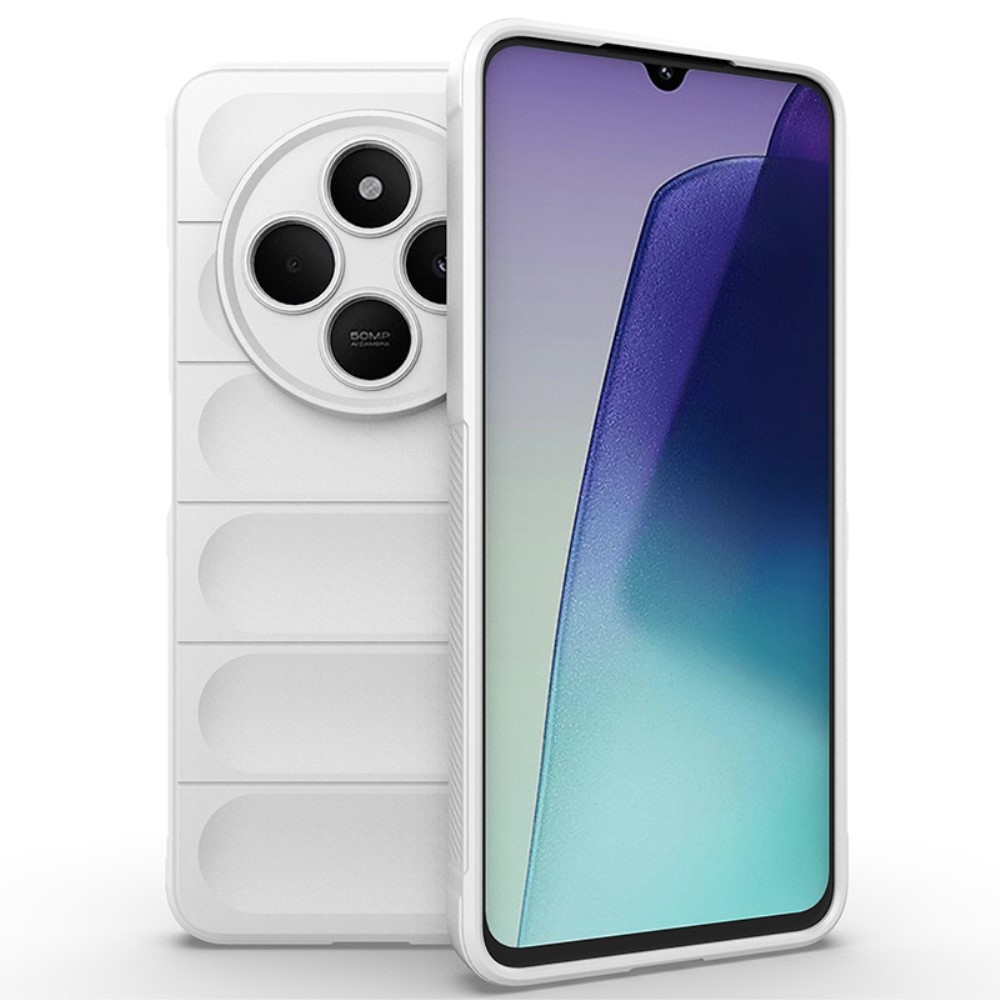 Rugg tartós zselés tok Xiaomi Redmi 14C/Poco C75-hez - fehér