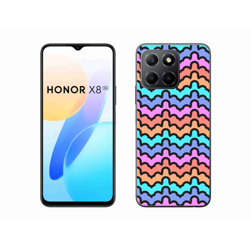 Zselés borítás mmCase a Honor X8 5G számára - absztrakt motívum 30