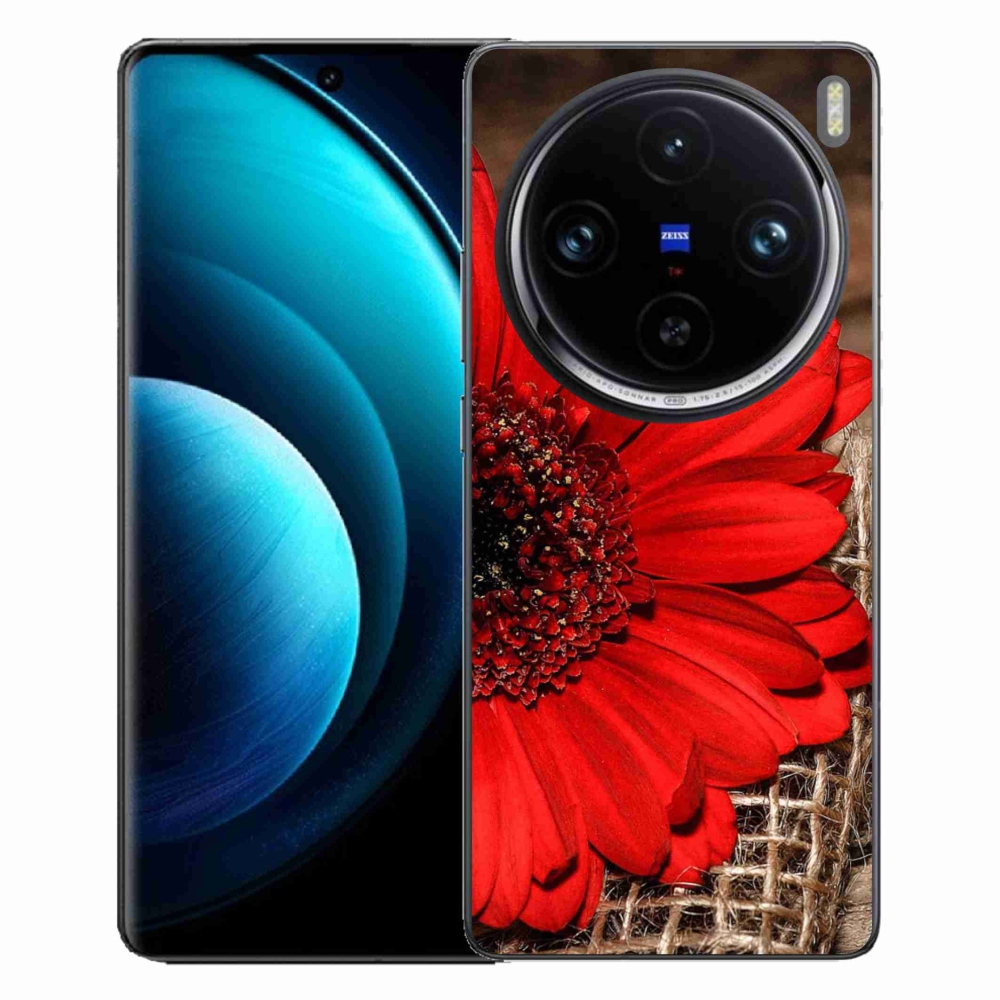 Zselés borítás mmCase a Vivo X100 Pro 5G készülékhez - gerbera