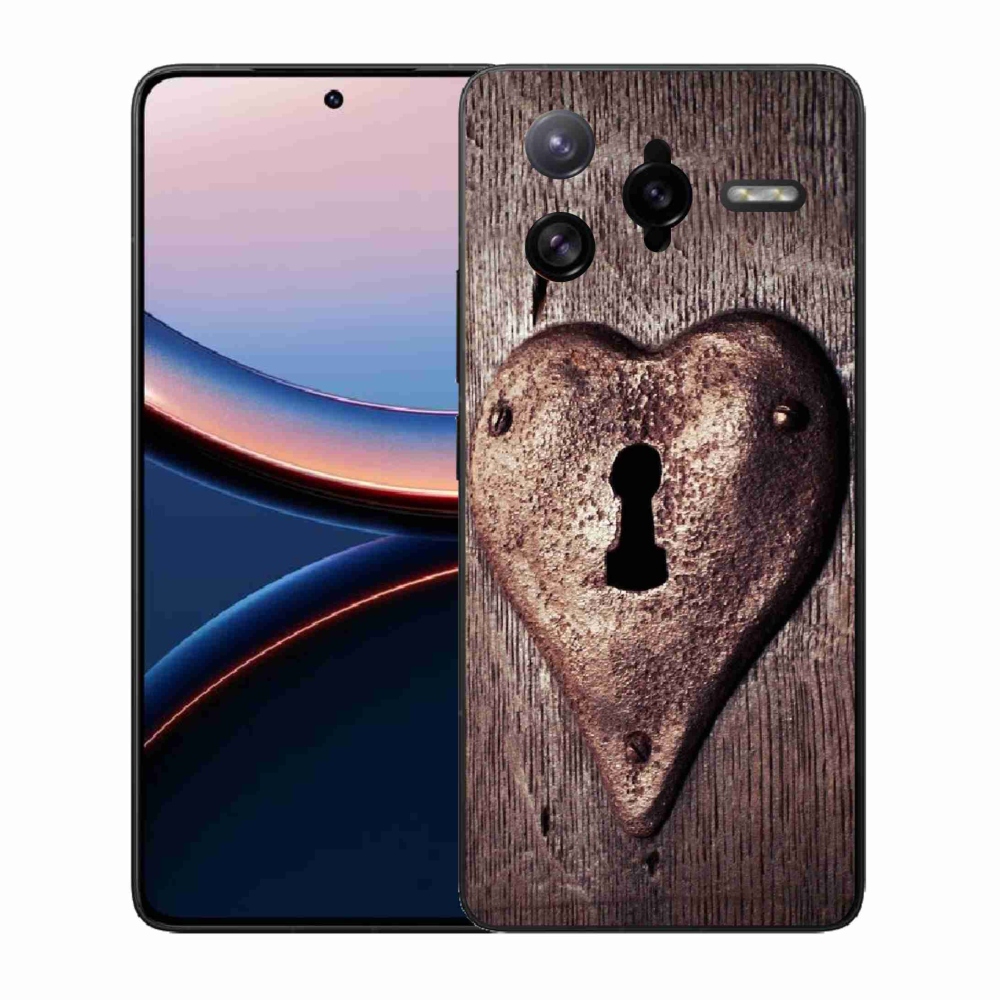 Gél borítás mmCase a Xiaomi Poco F7 Ultra számára - szív alakú zár