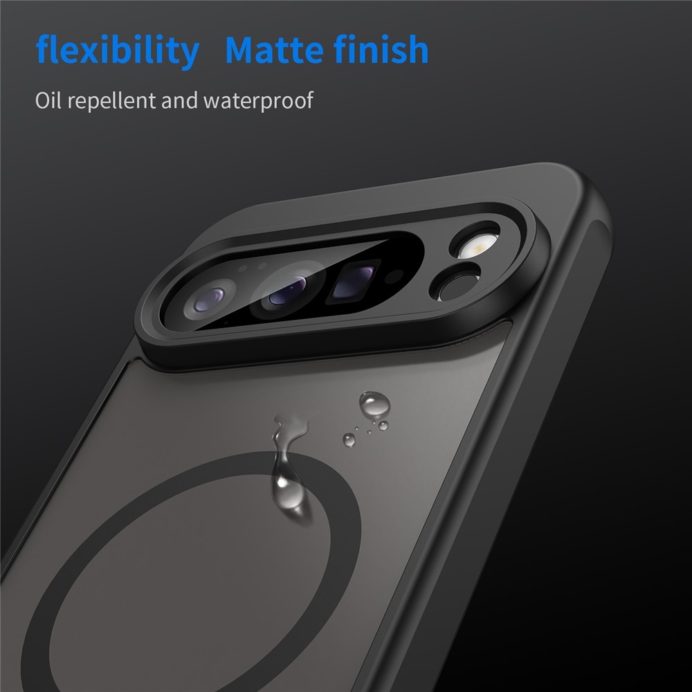 Matta zselés tok MagSafe-val a Google Pixel 10 Pro XL-en - fekete