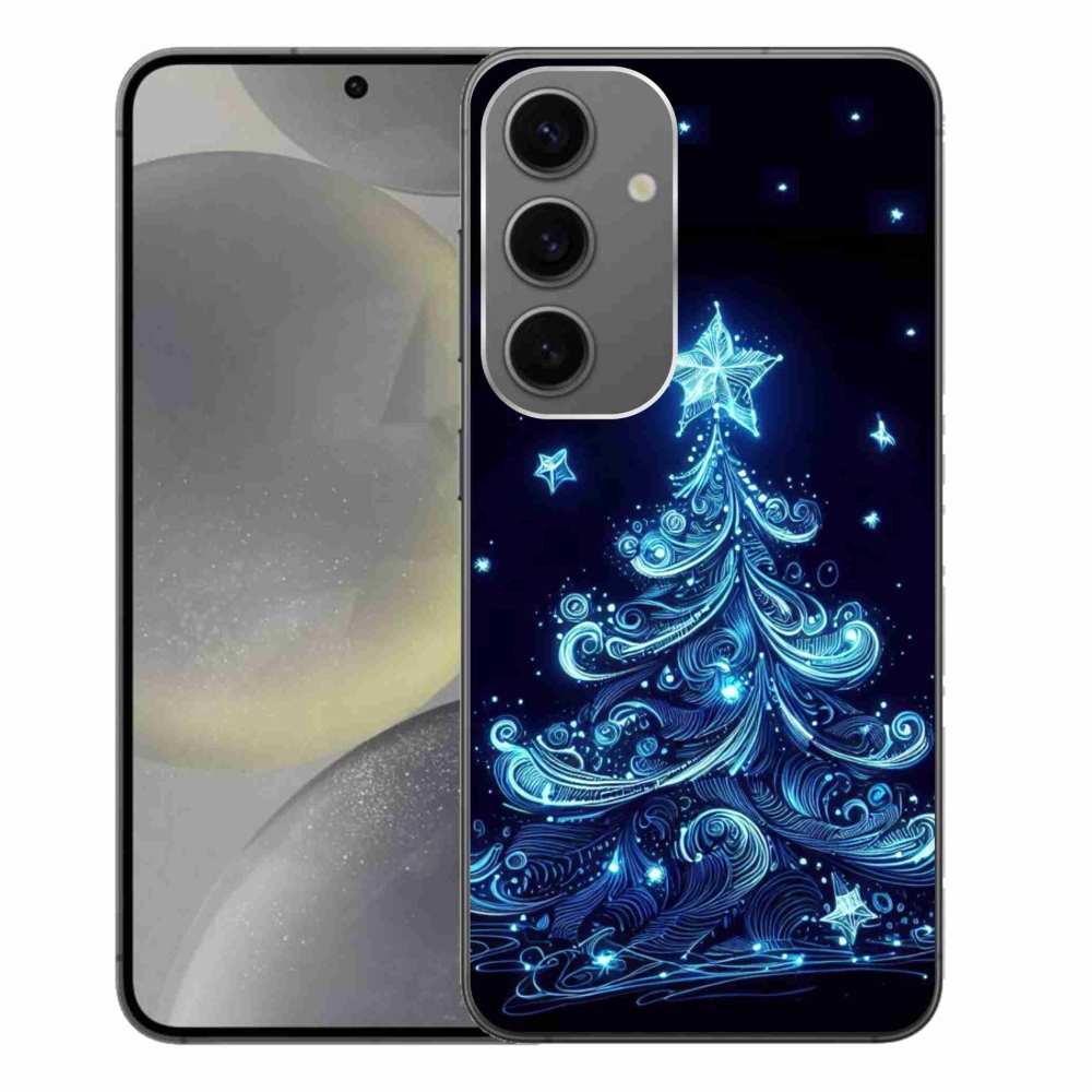 Gél borítás mmCase Samsung Galaxy S24+ - neon karácsonyfa 4