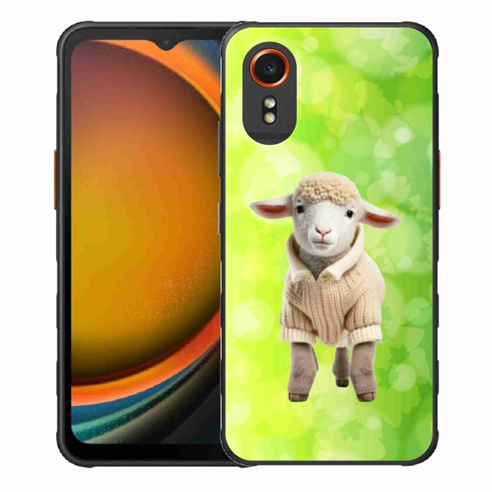 Gél borítás mmCase Samsung Galaxy Xcover 7 - bárány pulóverben