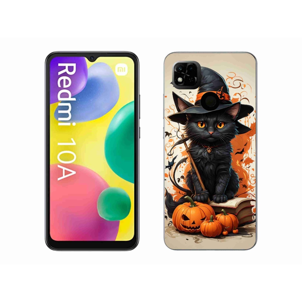 Gél borítás mmCase a Xiaomi Redmi 10A számára - macskavarázsló