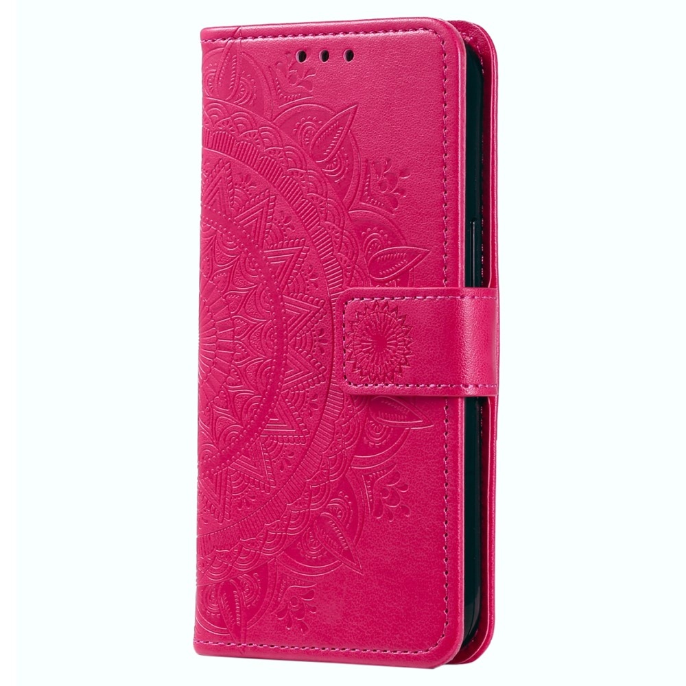 Mandala könyv tok Samsung Galaxy A06 4G - rózsa