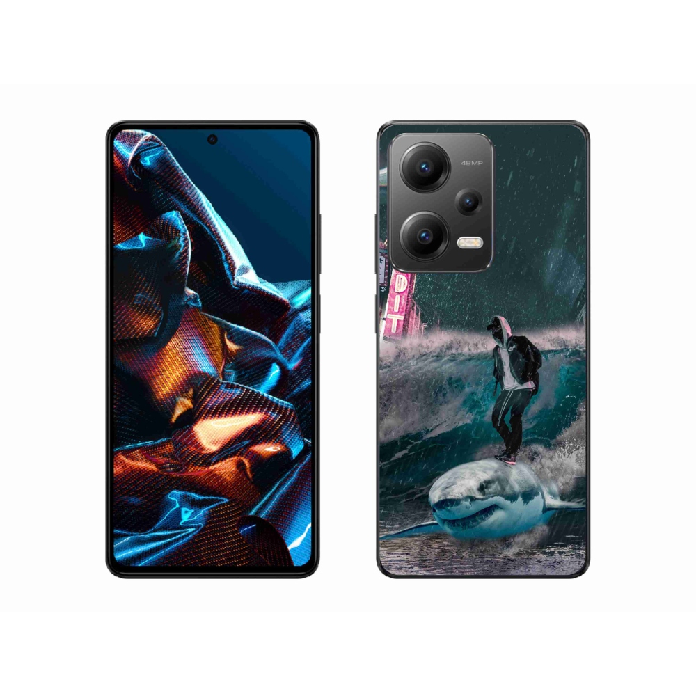 Gél borítás mmCase a Xiaomi Redmi Note 12 Pro 5G-hez - cápa