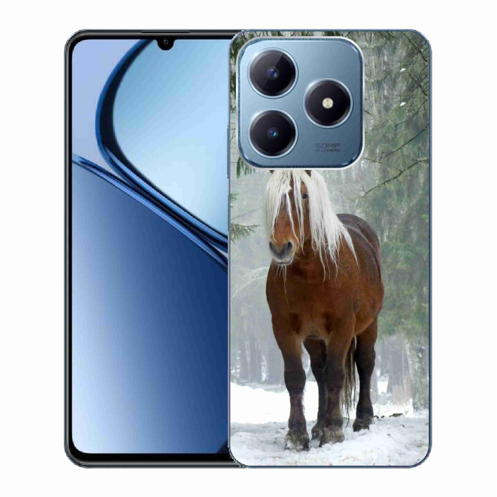 Gél tok mmCase a Realme C63 készülékhez - ló az erdőben