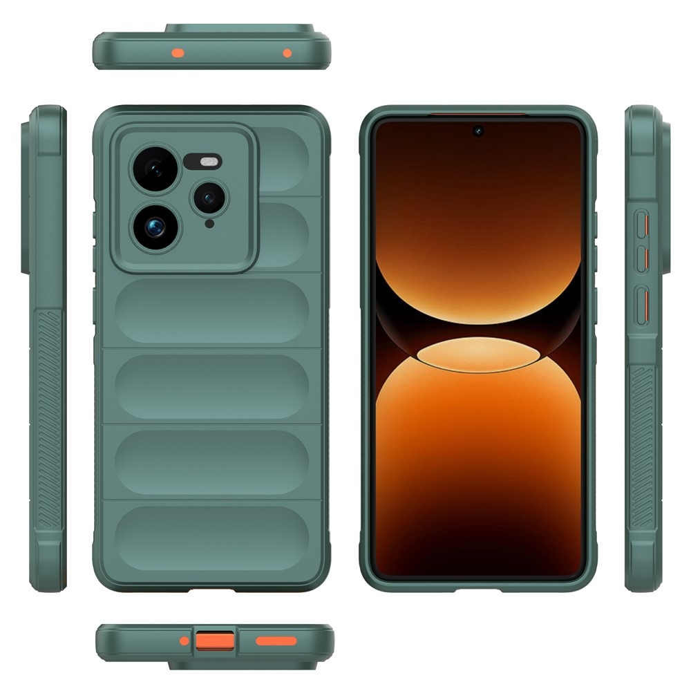 Rugg tartós zselés tok a Realme GT 7 Pro 5G készülékhez - zöld