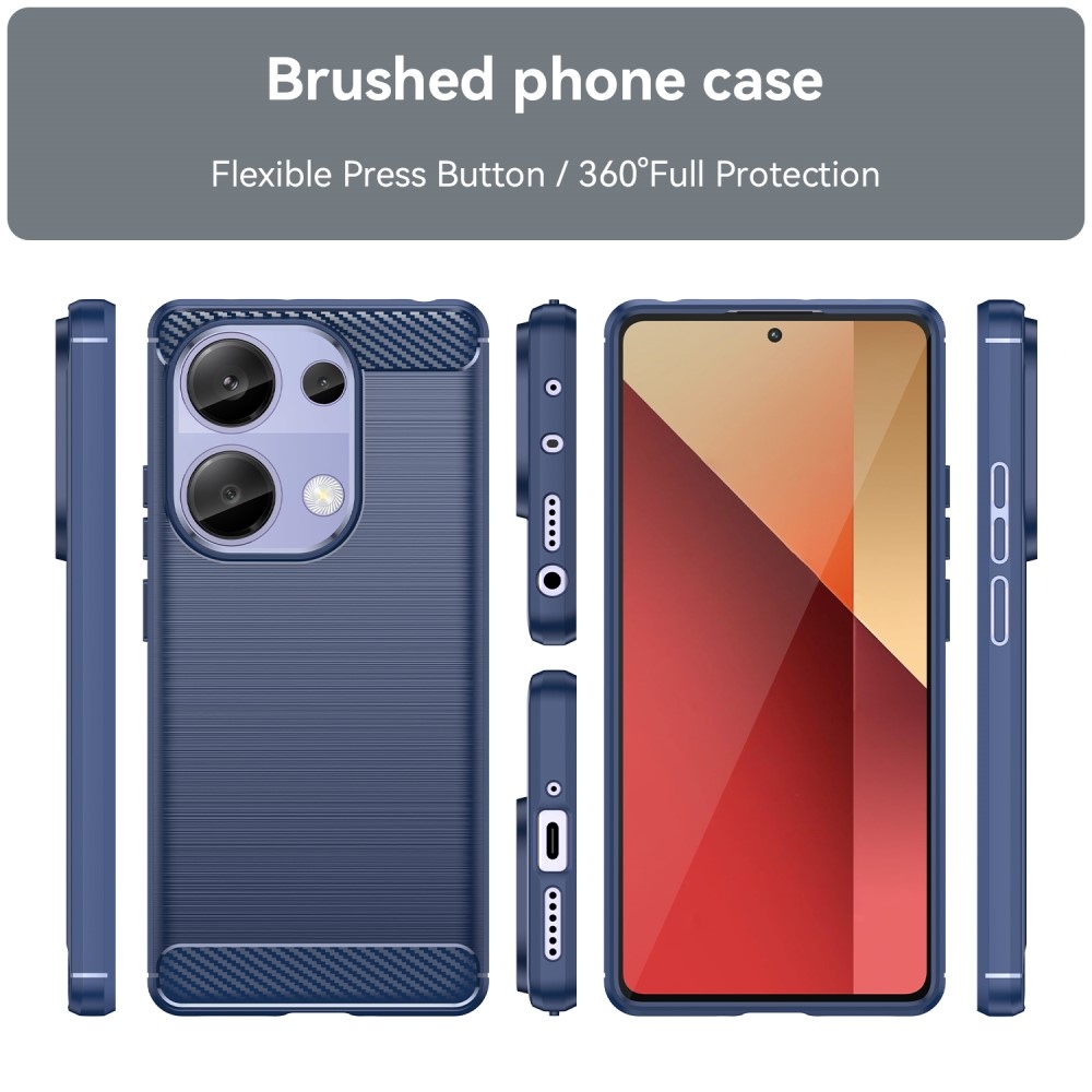 Szénálló zselés tok Xiaomi Redmi Note 13 Pro 4G/Poco M6 Pro - kék