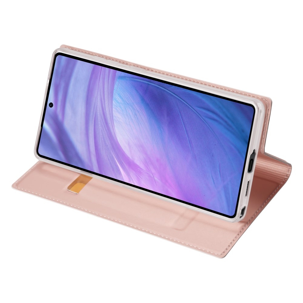 DUX könyvtáska Samsung Galaxy S25 Ultra készülékhez - rózsaarany