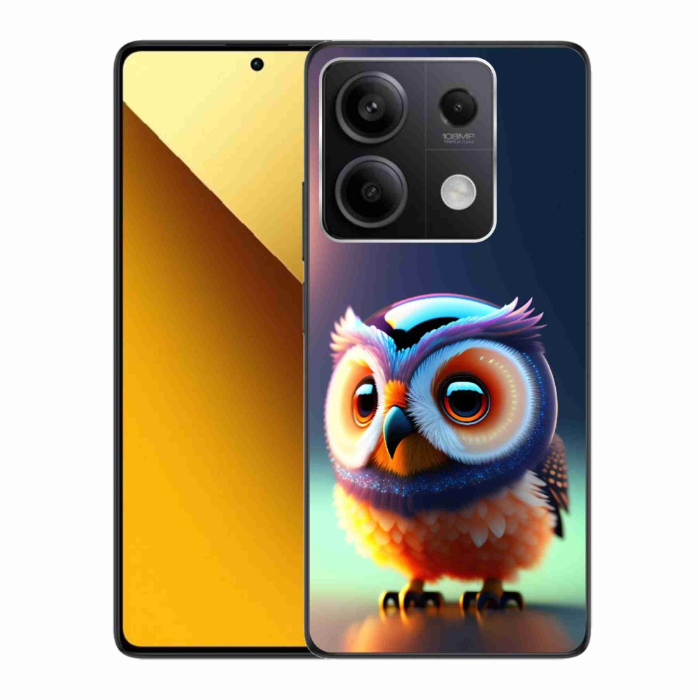 Gél borítás mmCase a Xiaomi Redmi Note 13 5G számára - bagoly