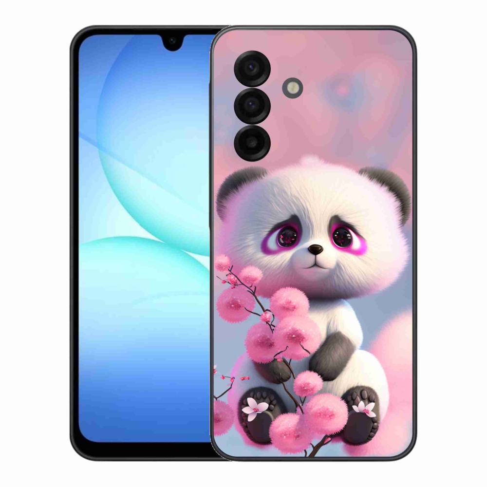 Gél borítás mmCase Samsung Galaxy A17 5G - aranyos panda 1