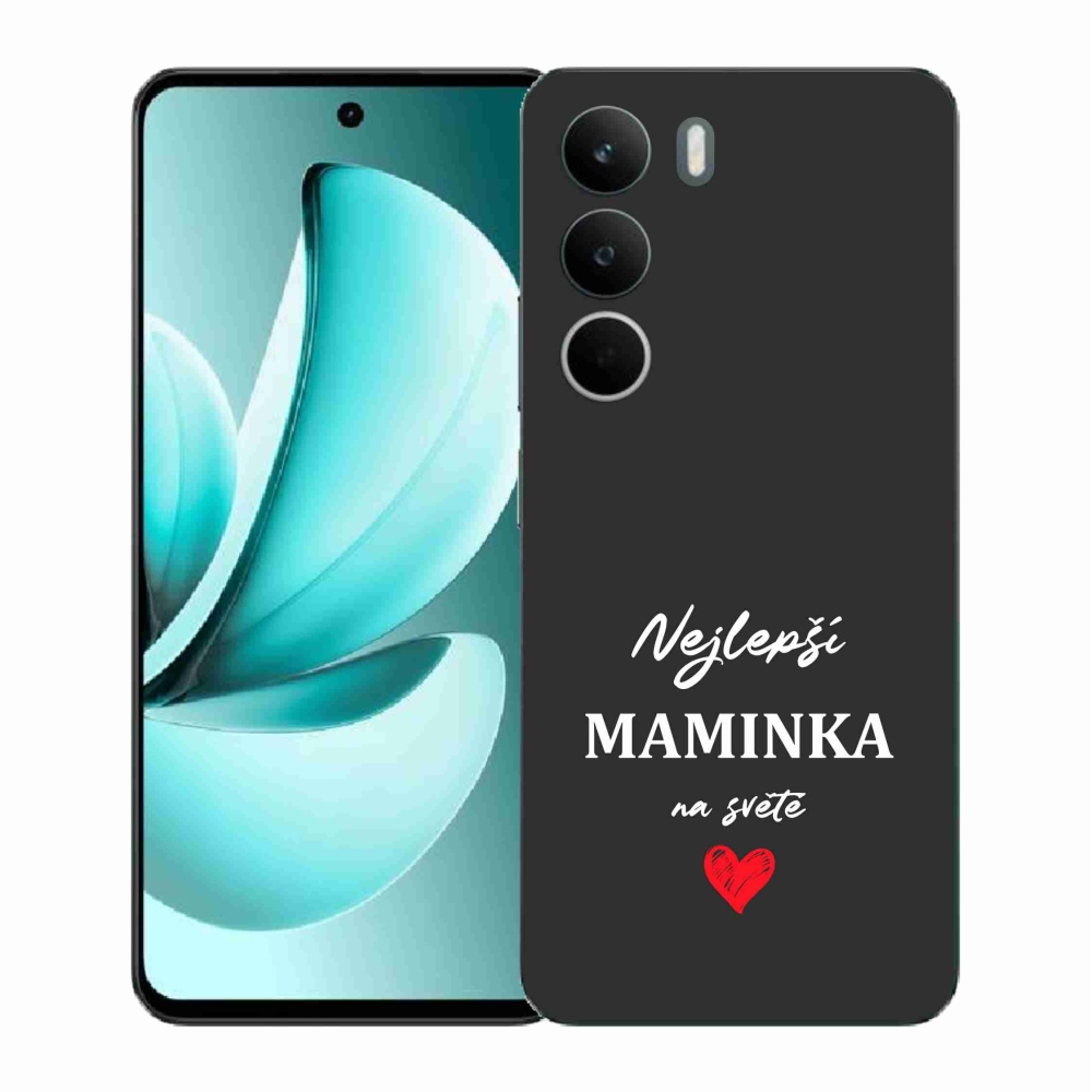 Gél borító mmCase a Realme C71 készülékhez - legjobb anya 1 fekete háttér