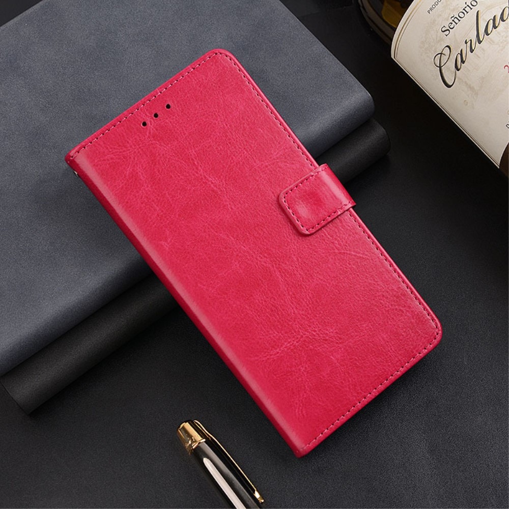 IDEWEI könyv tok Xiaomi Redmi 13 4G/Poco M6 4G - rózsa
