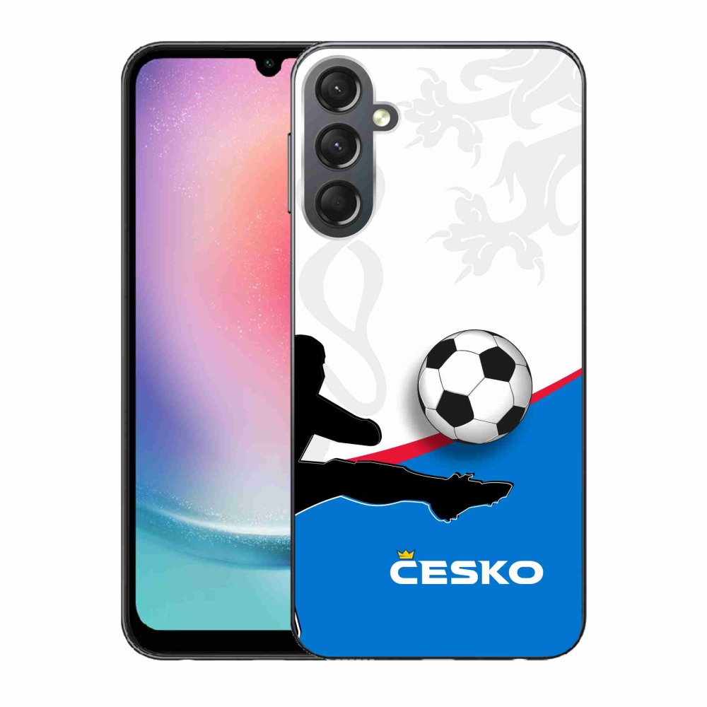 Gél borítás mmCase Samsung Galaxy A24 - futball Csehország 3