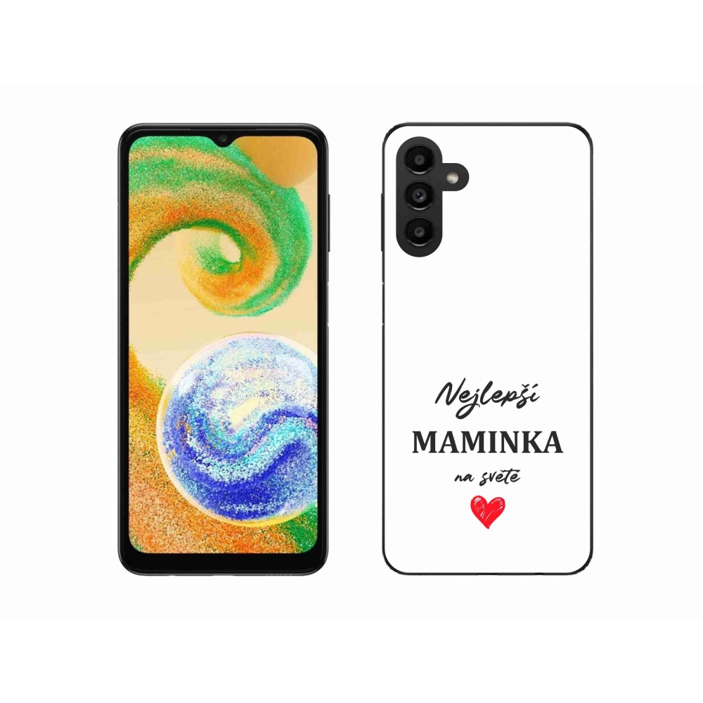 Gél borító mmCase Samsung Galaxy A04s (164.7x76.7x9.1mm) - legjobb anya 1 fehér háttérrel