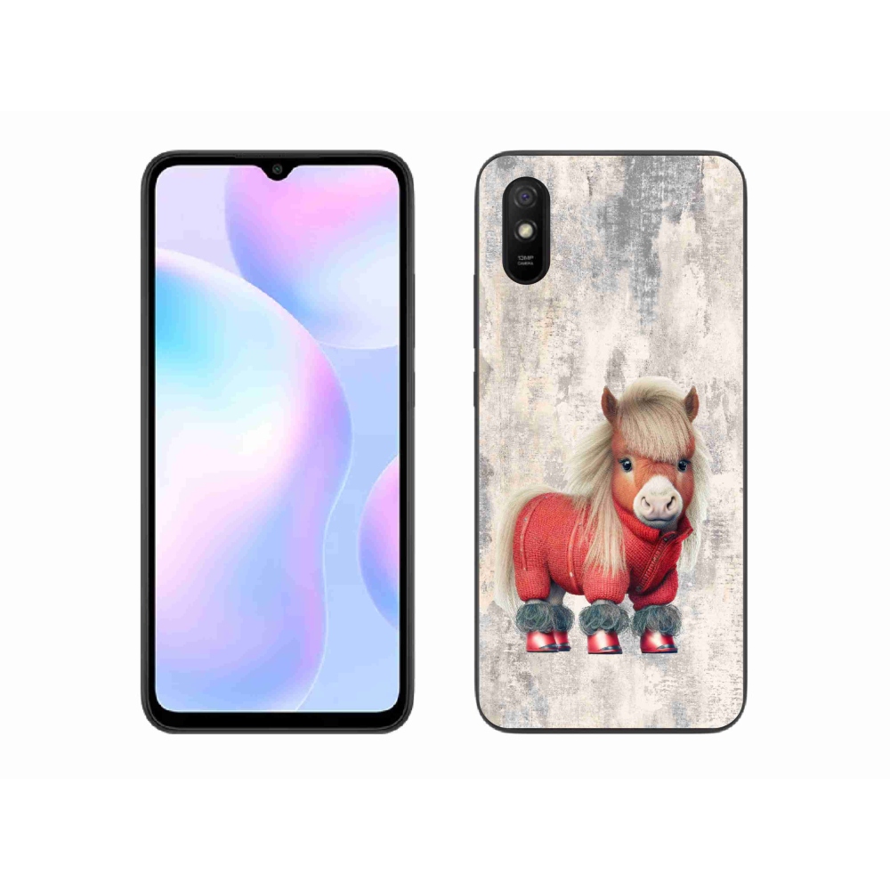 Gél borítás mmCase a Xiaomi Redmi 9AT-hoz - póni pulóverben
