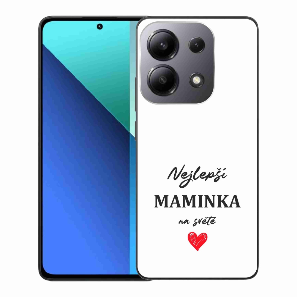 Gél borító mmCase a Xiaomi Redmi Note 13-hoz - legjobb anya 1 fehér háttér