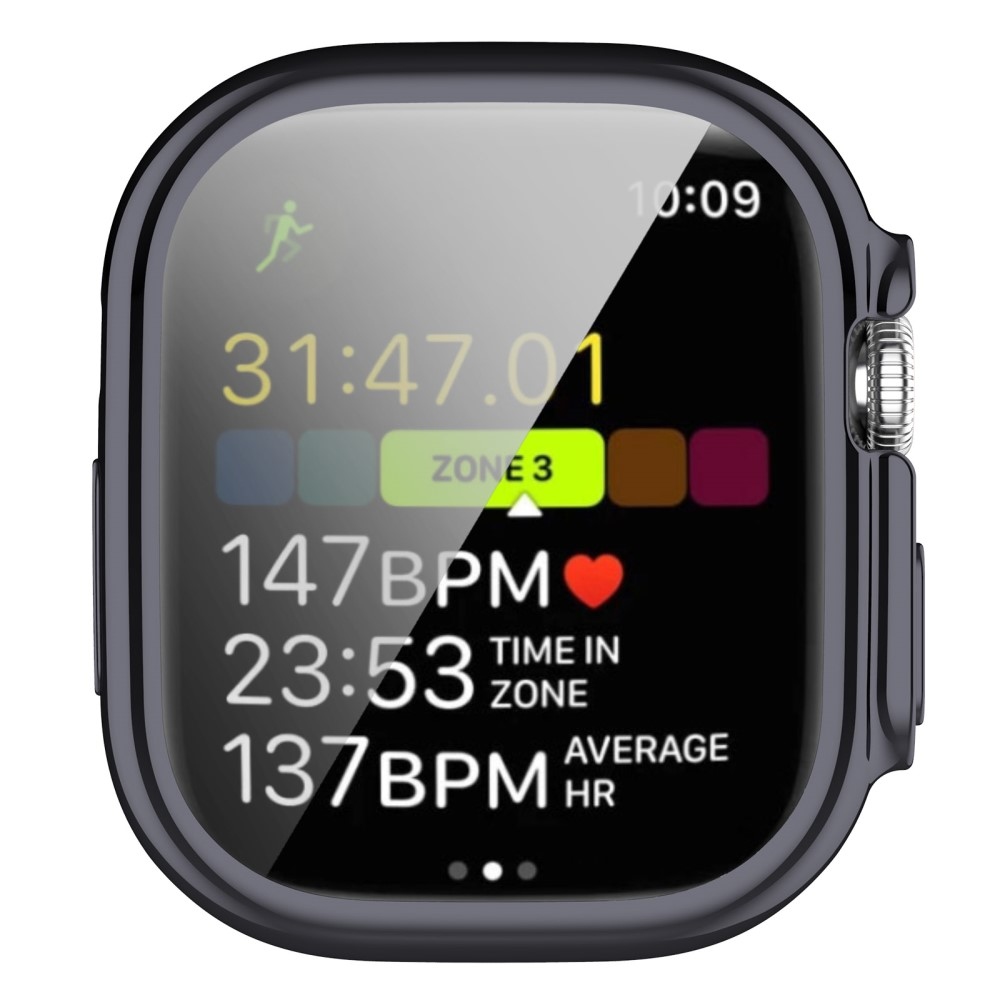Puha, felpattintható gél védőtok Apple Watch Ultra/Ultra 2 49 mm-es órához - szürke