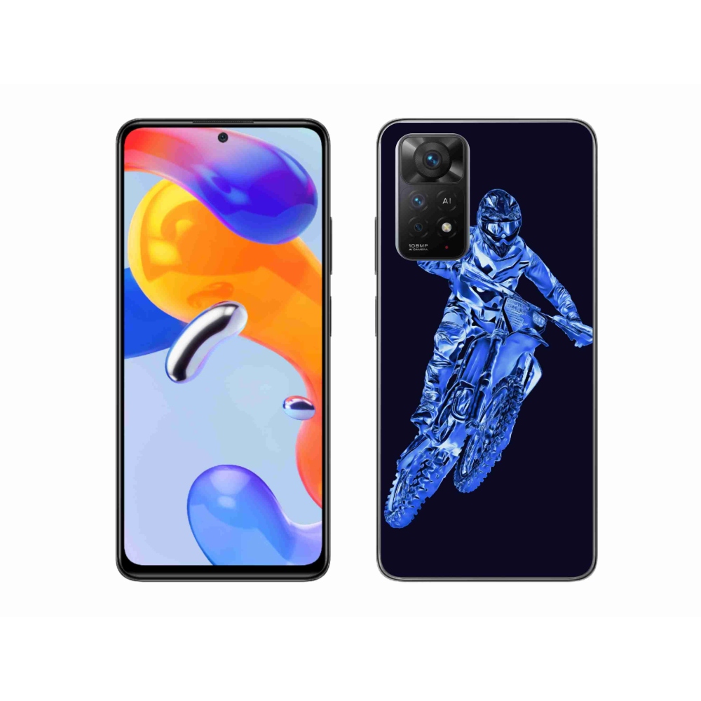 Gél borítás mmCase a Xiaomi Redmi Note 11 Pro 4G/5G számára - motocross 1