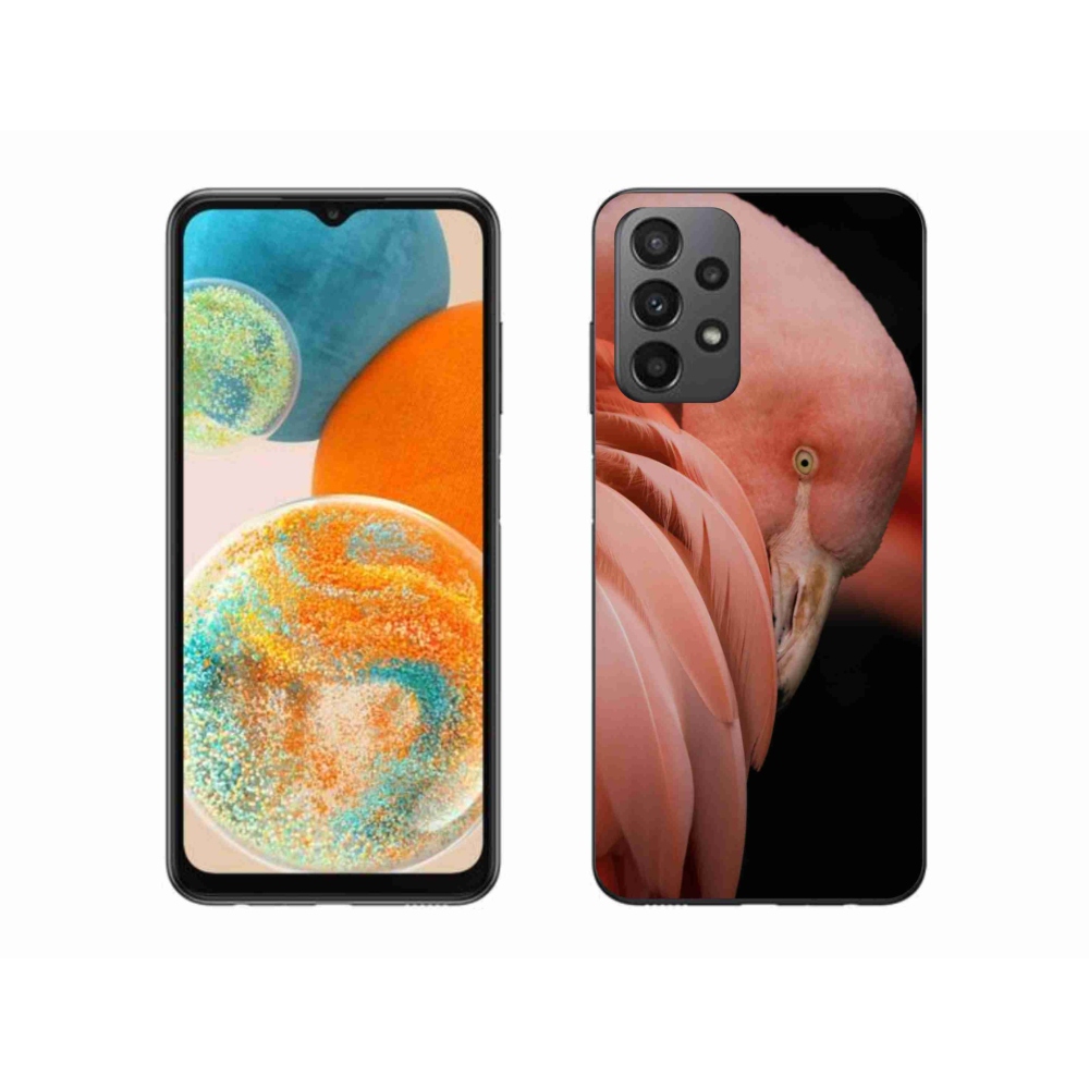 Zselés borítás mmCase Samsung Galaxy A23 4G/5G - flamingó 3