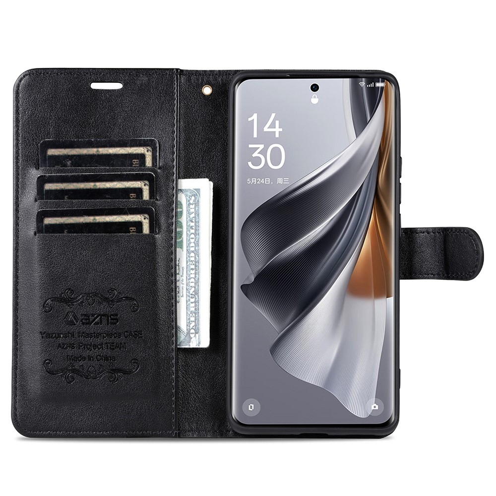 AZNS könyv tok Samsung Galaxy S25 Ultra készülékhez - fekete