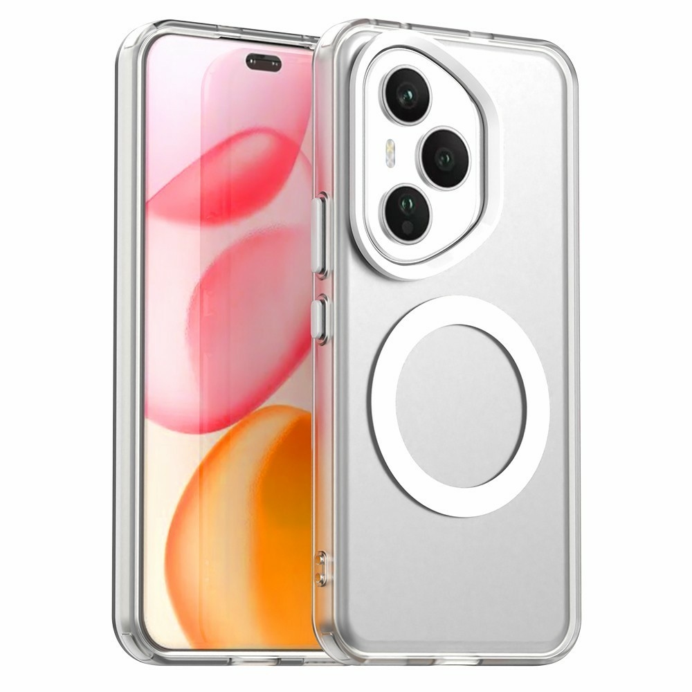 Candy zselés tok MagSafe-val a Honor 400 Pro-hoz - fehér